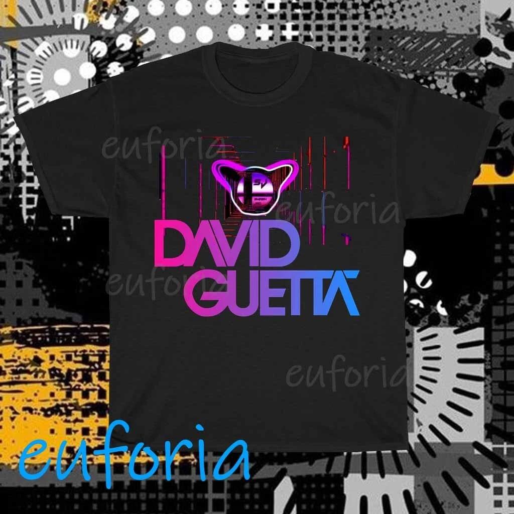 David Guetta fade Logo T-Shirt Funny Size S to 5XL L
