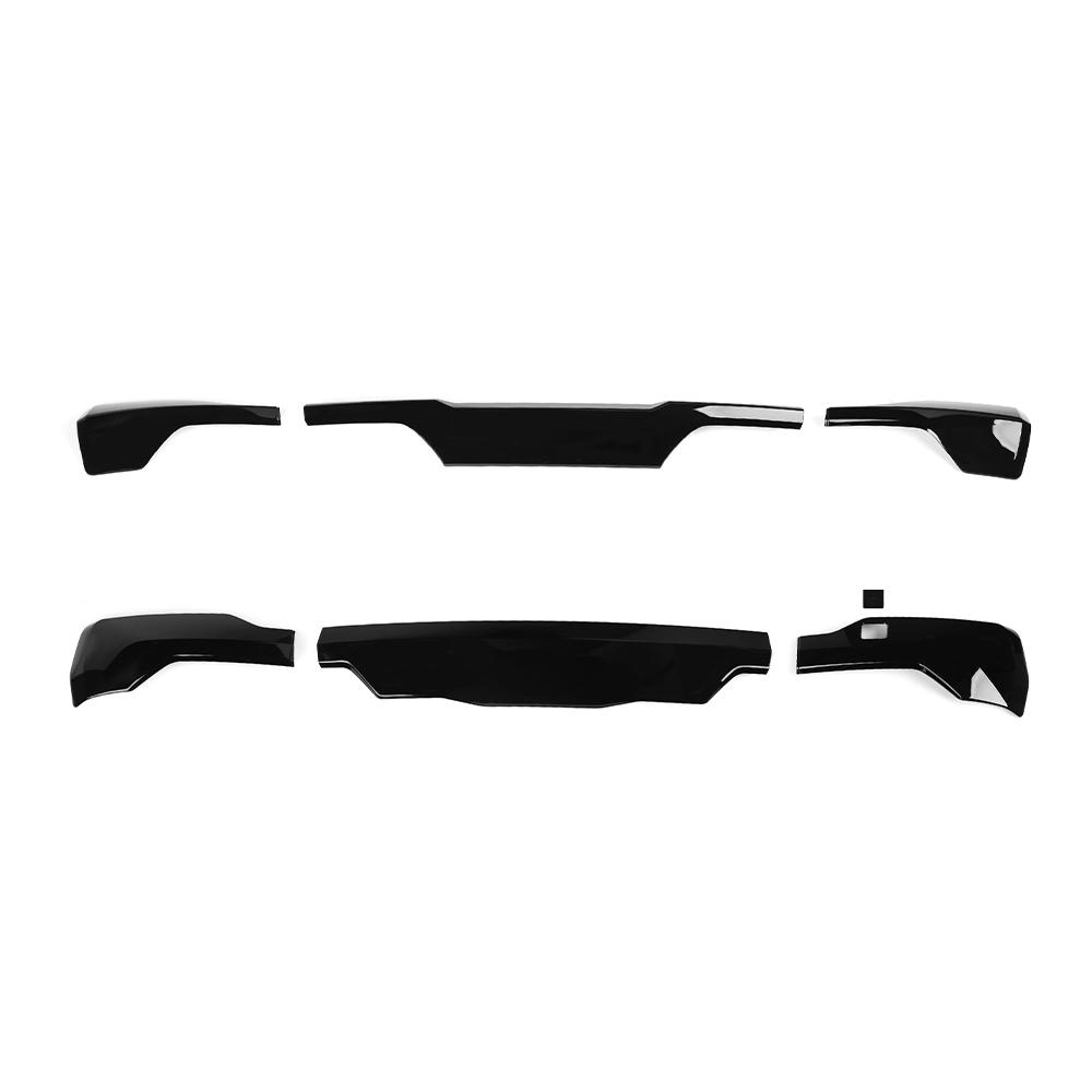 

For Kia Sorento MQ4 2026 2026 2026 7 PCS Exterior Style Piano Black Front Rear Bumper Lower Decorative Stripes Cover чёрный