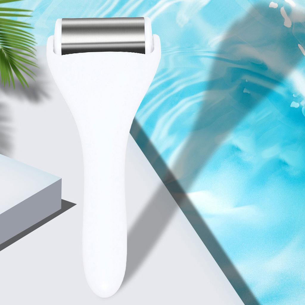 Ice Rolling Stick for Face Stainless Steel Massager Roller Reduce Wrinkles Cooling Face Roller Migraine Relief