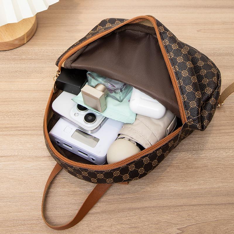 New fashion printed backpack women's summer small cute backpack trend student bag