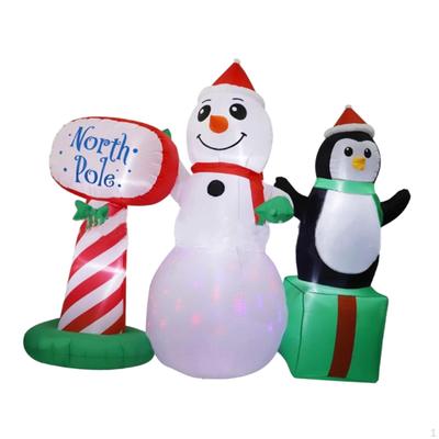 Christmas Decor Inflatables Weatherproof Blow Up Snowman Inflatable for Outside
