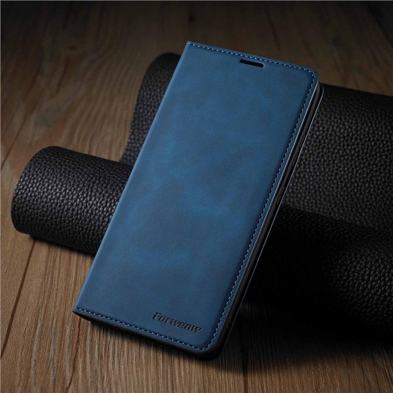 Samsung S25 Flip Phone Lederhülle: S24 Ultra Magnetischer Kartensteckplatz Ständer Schutzhülle A17 Hautgefühl.
