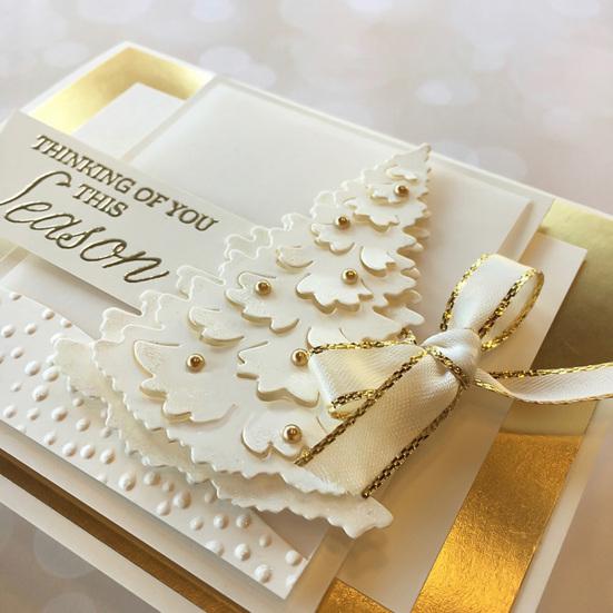 Vánoční stromeček kovové vyřezávací raznice DIY Scrapbooking papírové karty Řemeslná šablona