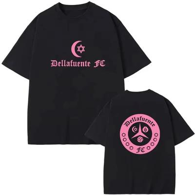 Raper Dellafuente Nowy Album 2025 Trasa Koszulki Męskie Damskie Harajuku Gotycki Hip Hop Punk T-Shirt Moda Casual Lato