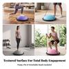 Half-Dome Balance Ball Textured with Resistance Rope Stability Dome