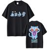 LUXEON Loose Fit Crew Neck Short Sleeve T-Shirt Casual Comfortable Polyester K Pop Demon Hunters Hunter of Demons Round Neck Top