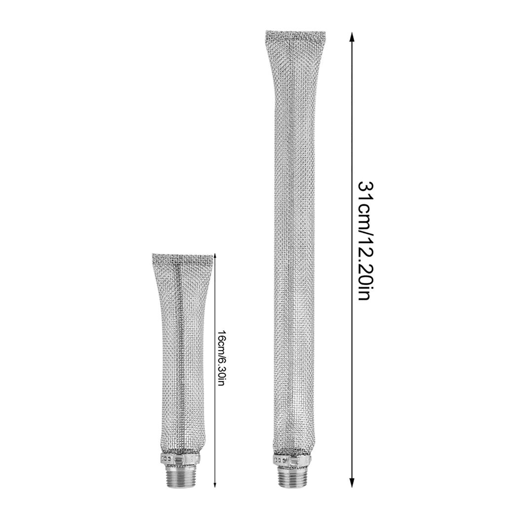 12 Zoll / 6 Zoll 304 Edelstahl Selbstgebrautes Bier Sud Hopfen Filter Sieb Werkzeug Bier Maschenfilter Sudfilter Haushaltsbedarf