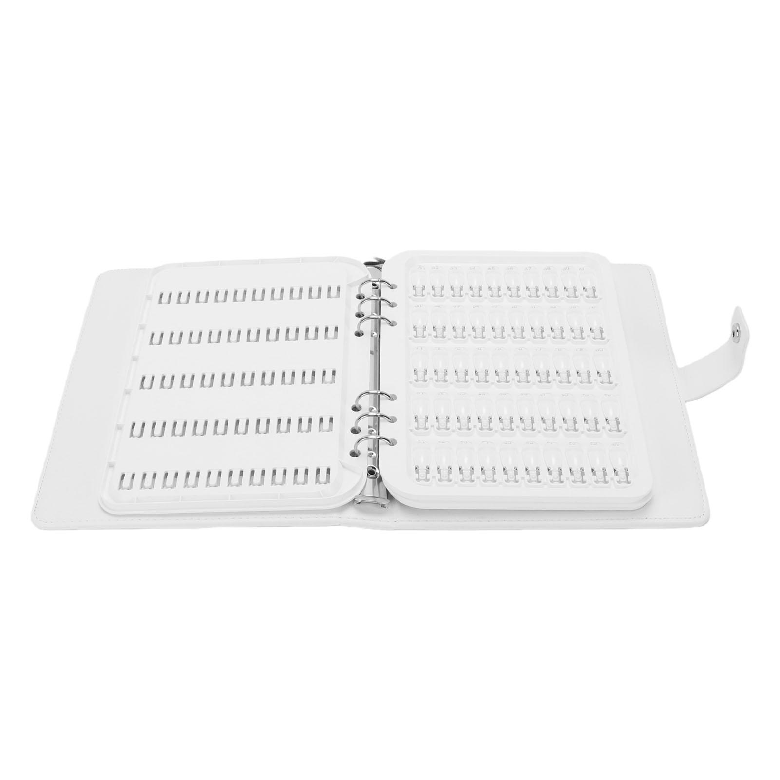 

150pcs Cards Nail Color Display Book Detachable Non Magnetic Nail Polish Color Display Card Chart Book