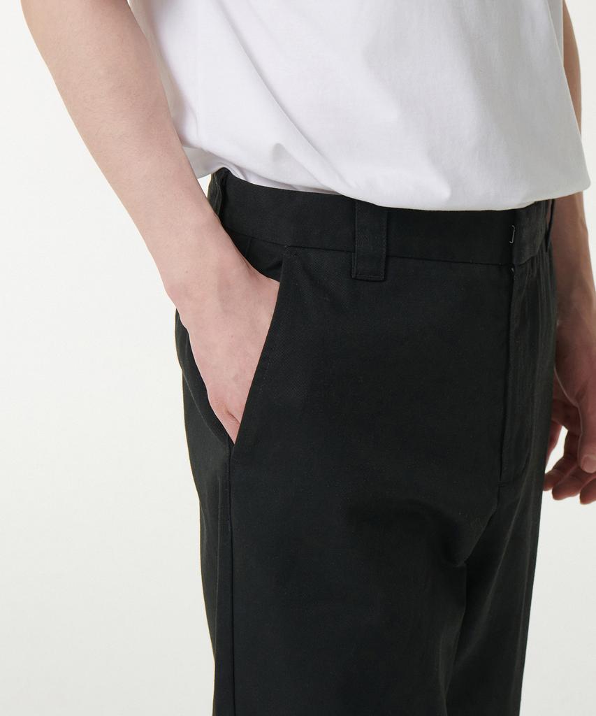 MUSINSA STANDARD Heavyweight Cp Wide Chino Pants [Black]