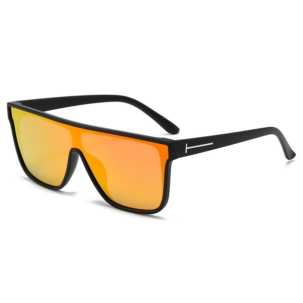 Großer Rahmen Einteiler Polarisierte Sonnenbrille Bunte Mode Trend Sonnenbrille Outdoor Radsportbrille