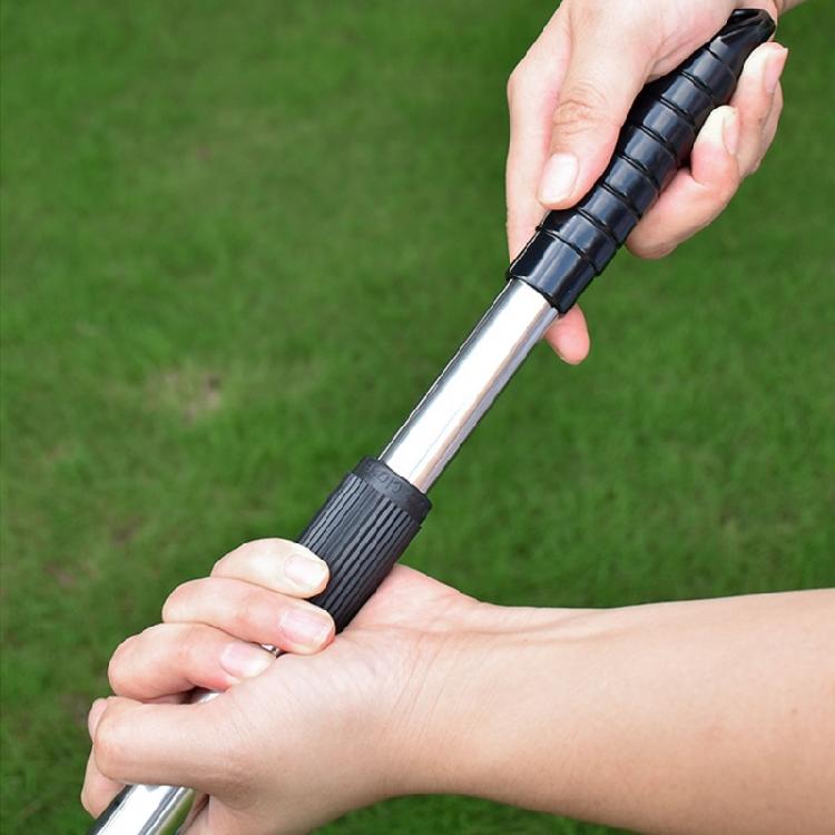 Telescopic Metal Rake Adjustable Garden Leaf Rake Camp Rake Expandable Metal