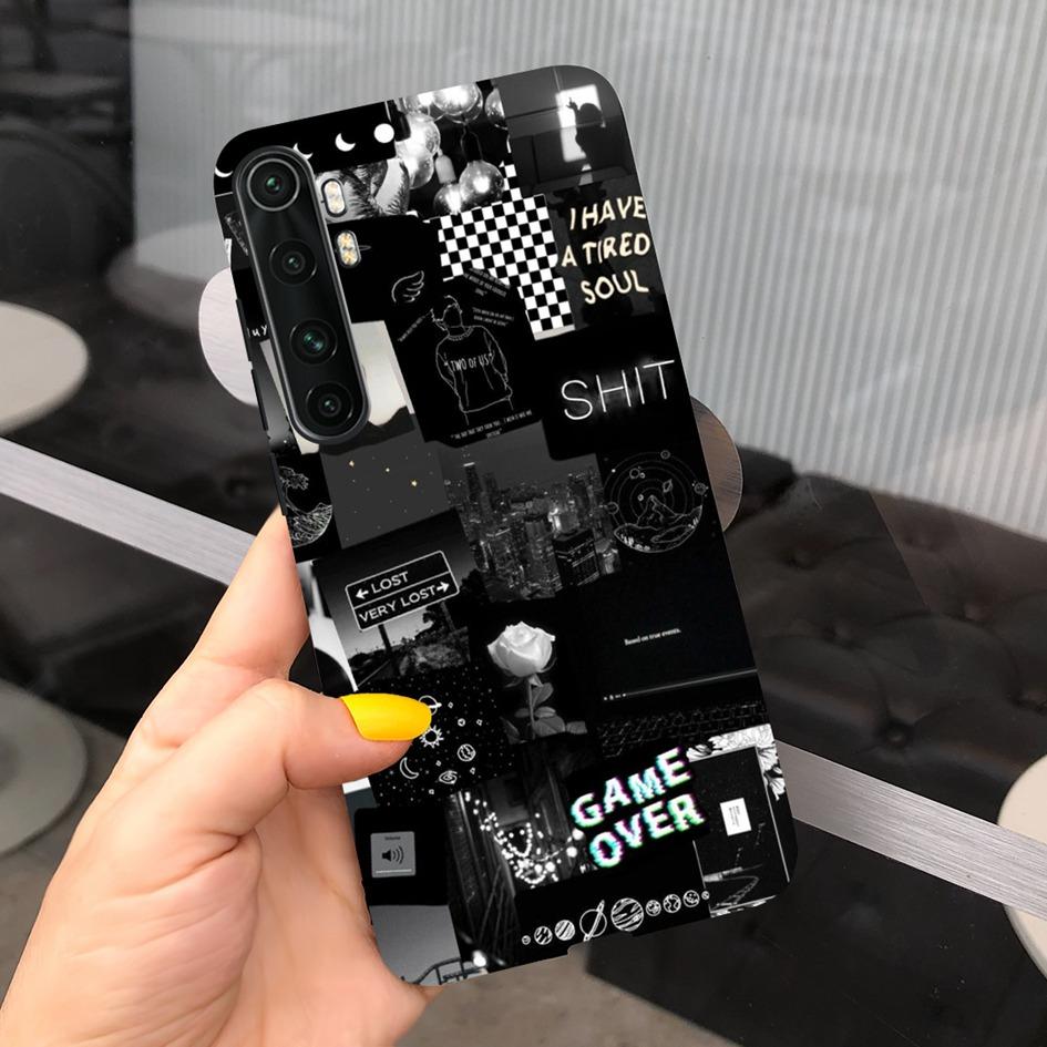 For Xiaomi Mi Note 10 Lite Case 6.47" Fashion Cute Girls Painted Soft TPU Cover For Xiaomi Note 10 Lite MiNote10 Lite Phone Case