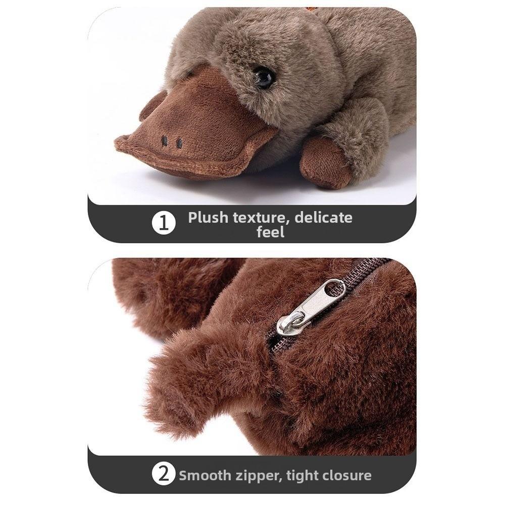 Large Capacity Pencil Case Cartoon Animal Stationery Organizer Gift Storage Bag  Student