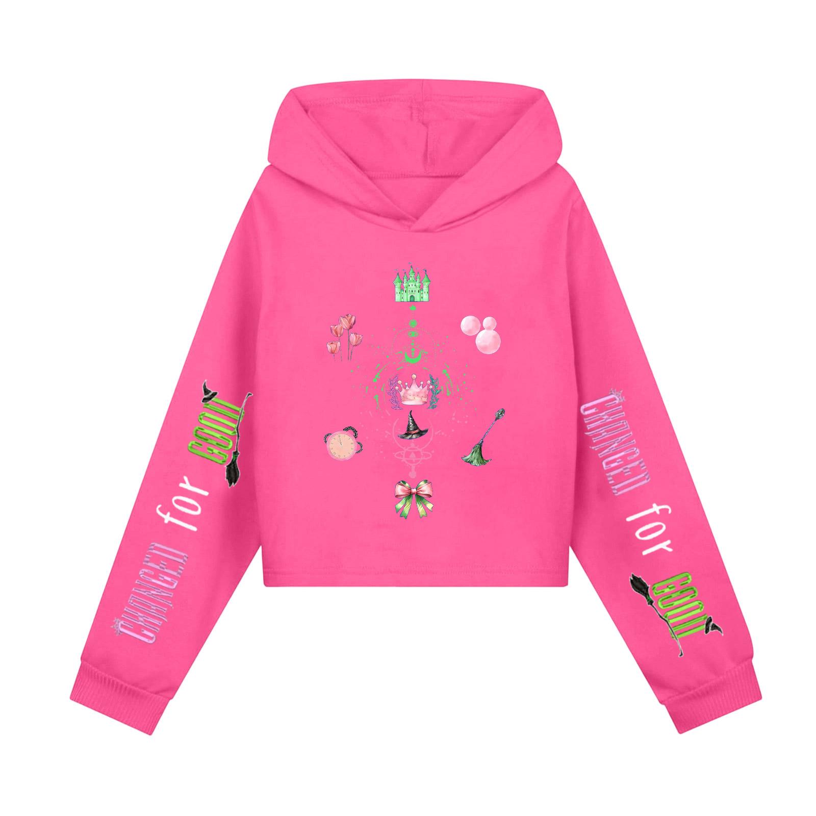 

Детское худи с капюшоном, модное худи ведьмы с длинными рукавами 140