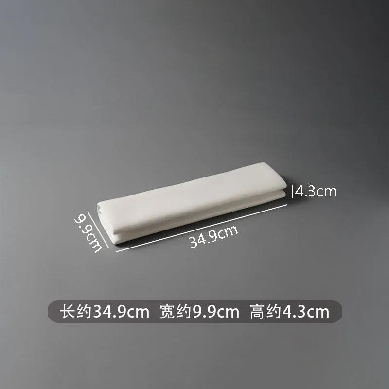 

Складная длинная керамическая тарелка для суши в ресторане, десертная тарелка, тарелки для закусок, специальная посуда для молекулярной кухни