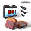 2PCS Lorry Wireless Magnetic Rear Tail Light Truck Trailer  Turn signal Brake Warning Lamp 20LED Caravans Taillight Waterproof