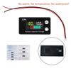 DC8-111V Battery Capacity Indicator LCD Digital Electricity Meter Lead-acid Lithium LiFe PO1 Voltage Tester for Car Motorcycle