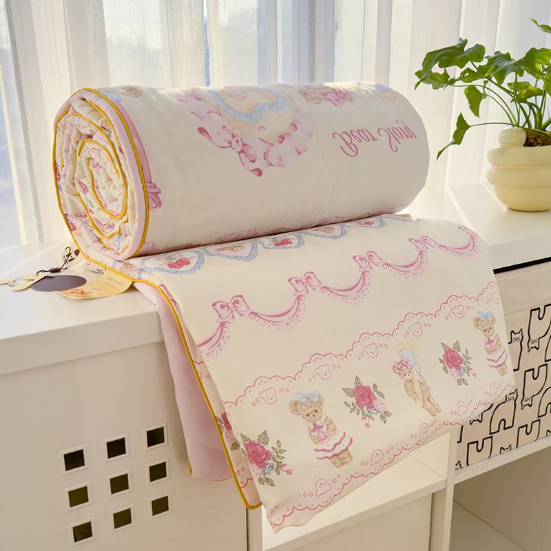 

«Двухслойное летнее одеяло класса А для детей, пригодное для стирки — идеально для комнат с кондиционером» 150*200cm Summer Quilt