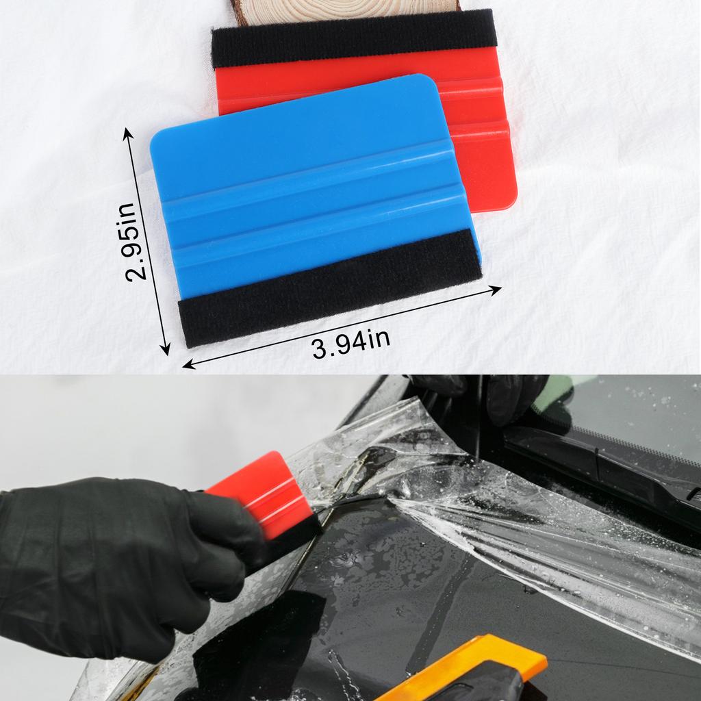 Car Window Vinyl Film Scraper Window Cleaning Tool Kit Can Be Used For Mobile Phone Film Car Accessories Auto Wrap Tools