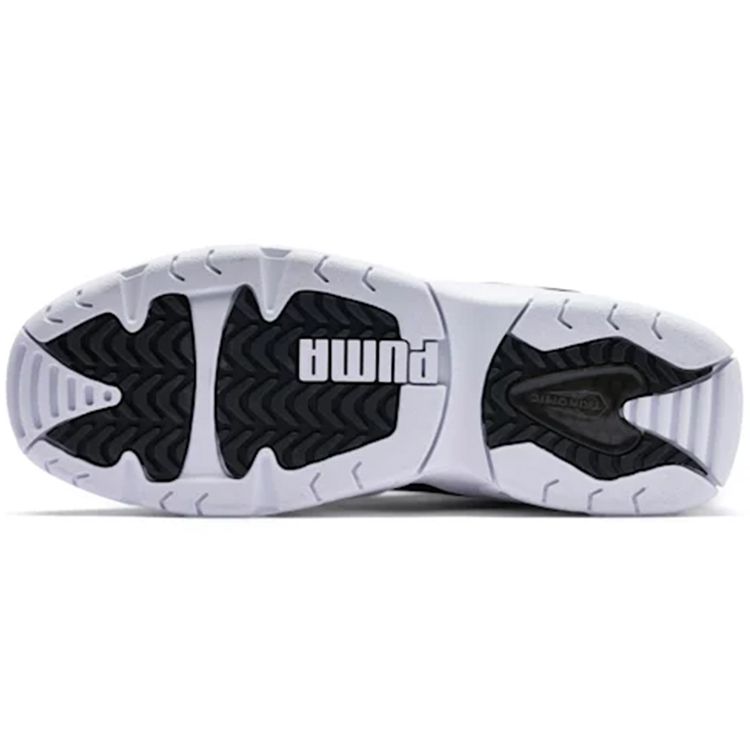 Puma Source Mid Bracket Trendy Retro Basketball Shoes Unisex Sneakers Black White 370223-01
