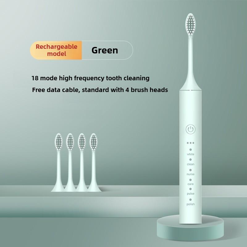 Sonic Electric Toothbrush Set for Adults Rotary Rechargeable Electric Toothbrush for Adults Rotating with 3 Soft Brush Heads