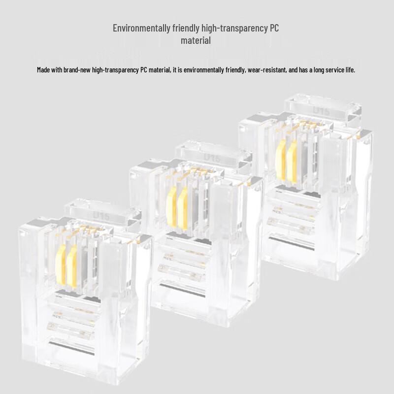 SAMZHE RJ11 6P2C Telephone Connectors