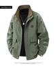 Men's Versatile Casual Stand Collar Jacket - 2025 Spring/Autumn, Loose Fit, Plus Size, Trendy Waterproof Workwear.