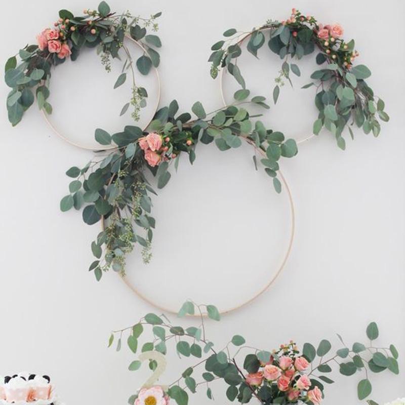 Wedding Decoration Artificial Fake Leaves Vines Eucalyptus Garlands Wall Hanging Plant Ivy Birthday Party Wedding Table Decor