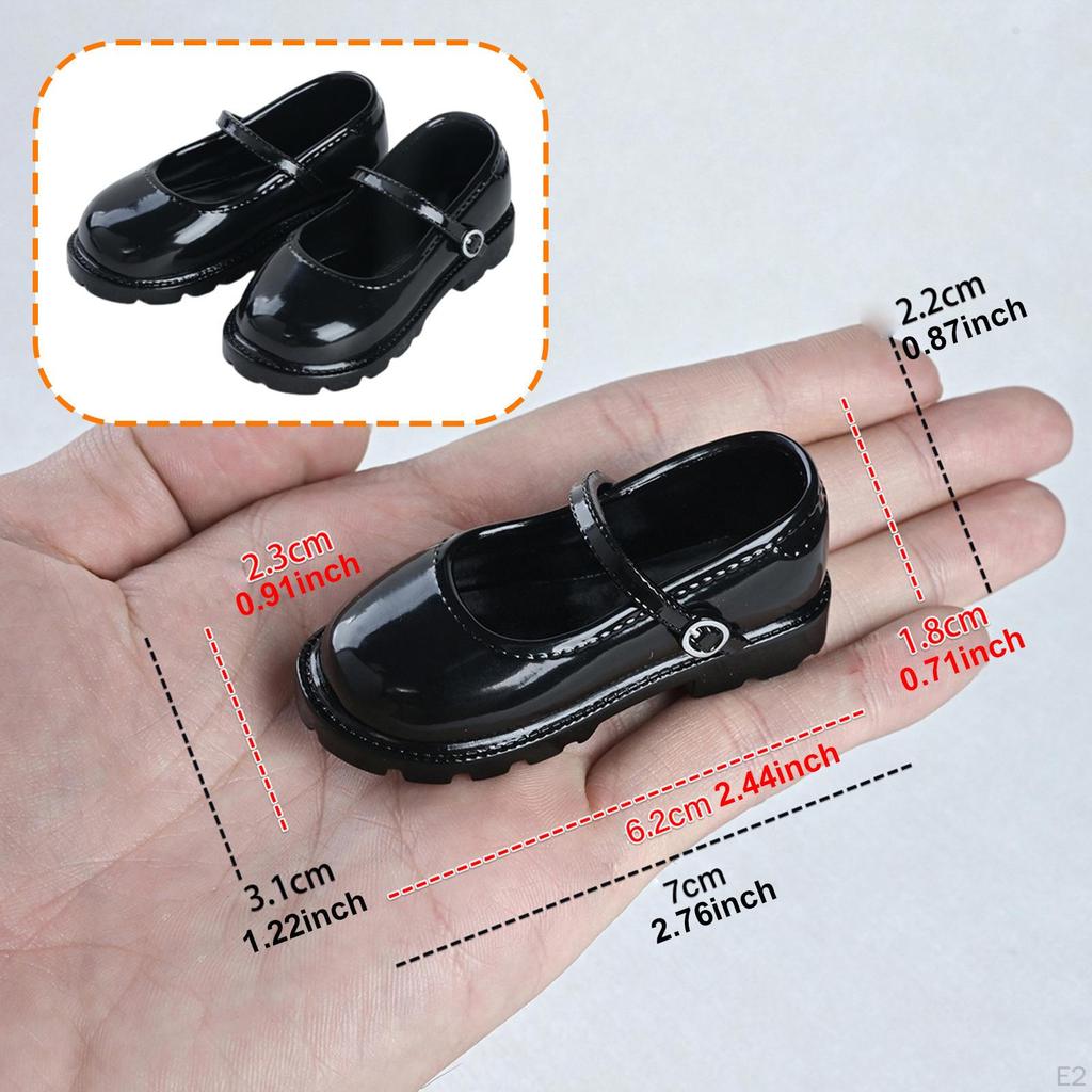 1/4 BJD Doll Shoes Classic Costume Accessory Miniature Dressing up Footwear for 18" Toys Collectible
