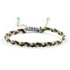 Adjustable Colorful Three-Strand Braided Waxed Thread Bracelet Set for Couples and Handmade Jewelry