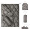 4-in-1 Multifunctional Quilted Blanket Waterproof Portable Sleeping Bag Wearable Shawl Camping Blanket