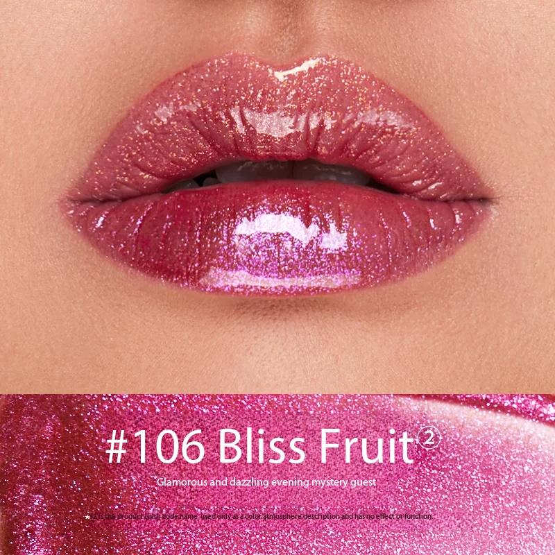 

Kaleidos Lip Gloss Nude Mirror Lip Glaze Plumping Lip Oil,Hydrating Lip Stick Tinted Lip Balm Transparent Lip Care Glitter Shine 106