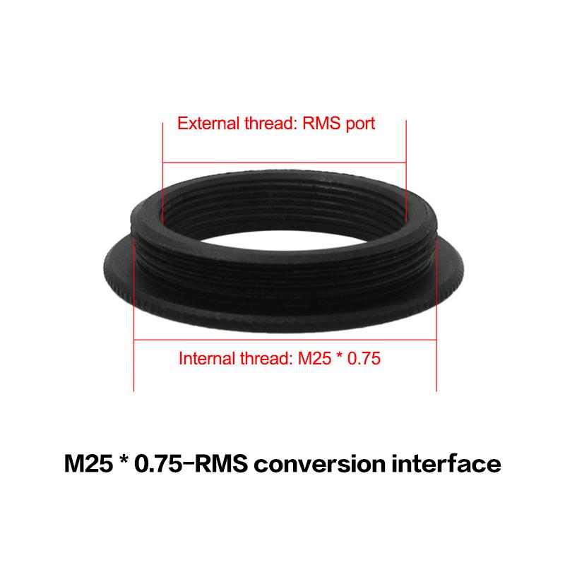 Stable M25x0.75mm Microscope Objective Adapter for Consistent Results in Technological Research A1
