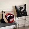 1 szt. Vintage Horror Wampir Poszewka na Poduszkę Kwadratowa Sypialnia Sofa Wypoczynek Komfortowa Poduszka Samochód Salon Dekoracja Domu