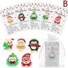 Christmas Little Pocket Hug Gifts Bulk Penguin Snowman Pocket Hug Token With Cards And Bags, Small Gifts For Xmas S5g7