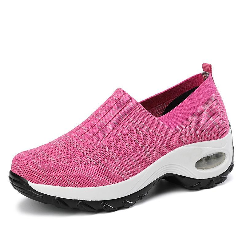 

New Women s Shoes, Summer Breathable Mom Shoes, Lazy One-step Flip-top Shoes, Fashionable Large-sized Casual Sports Shoes 36