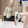 Retro Striped German Training Shoes Women's Summer Breathable Mesh Inner Height Increase Versatile Commuter Shoes Sports