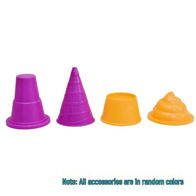Handmade Colored Playdough Set for Kids with Molds and DIY Tools
