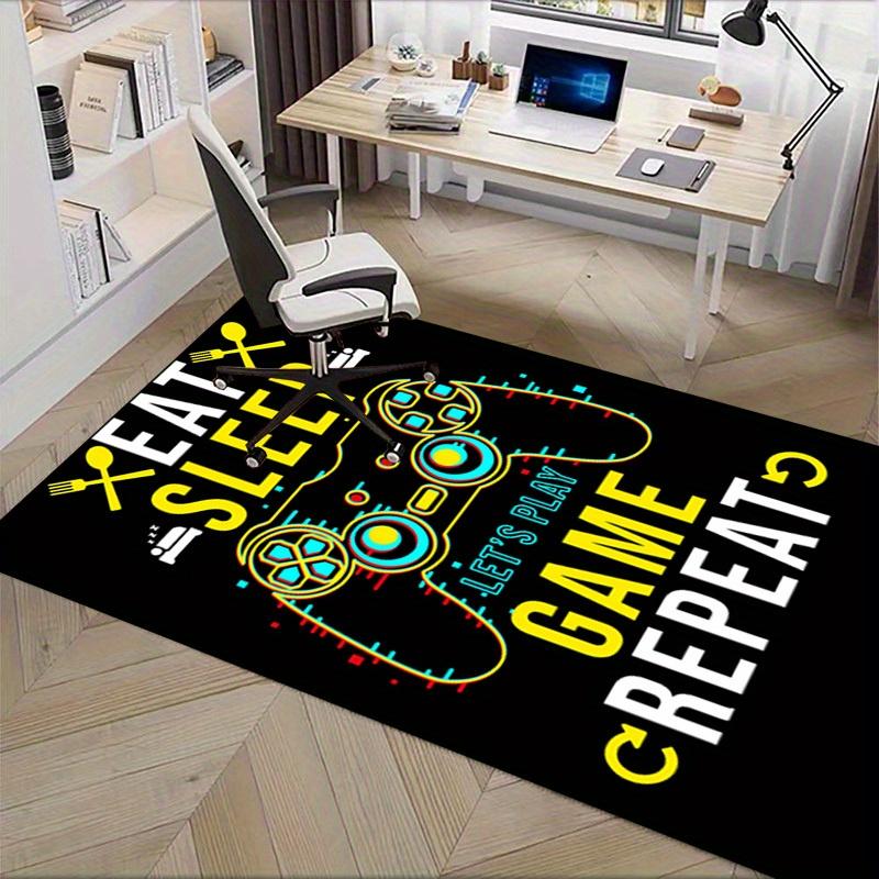 Office Carpet-Eat Sleep Game Repeat Gaming Controller Design, Sofa Rug, Chair Mat for Protectiona108