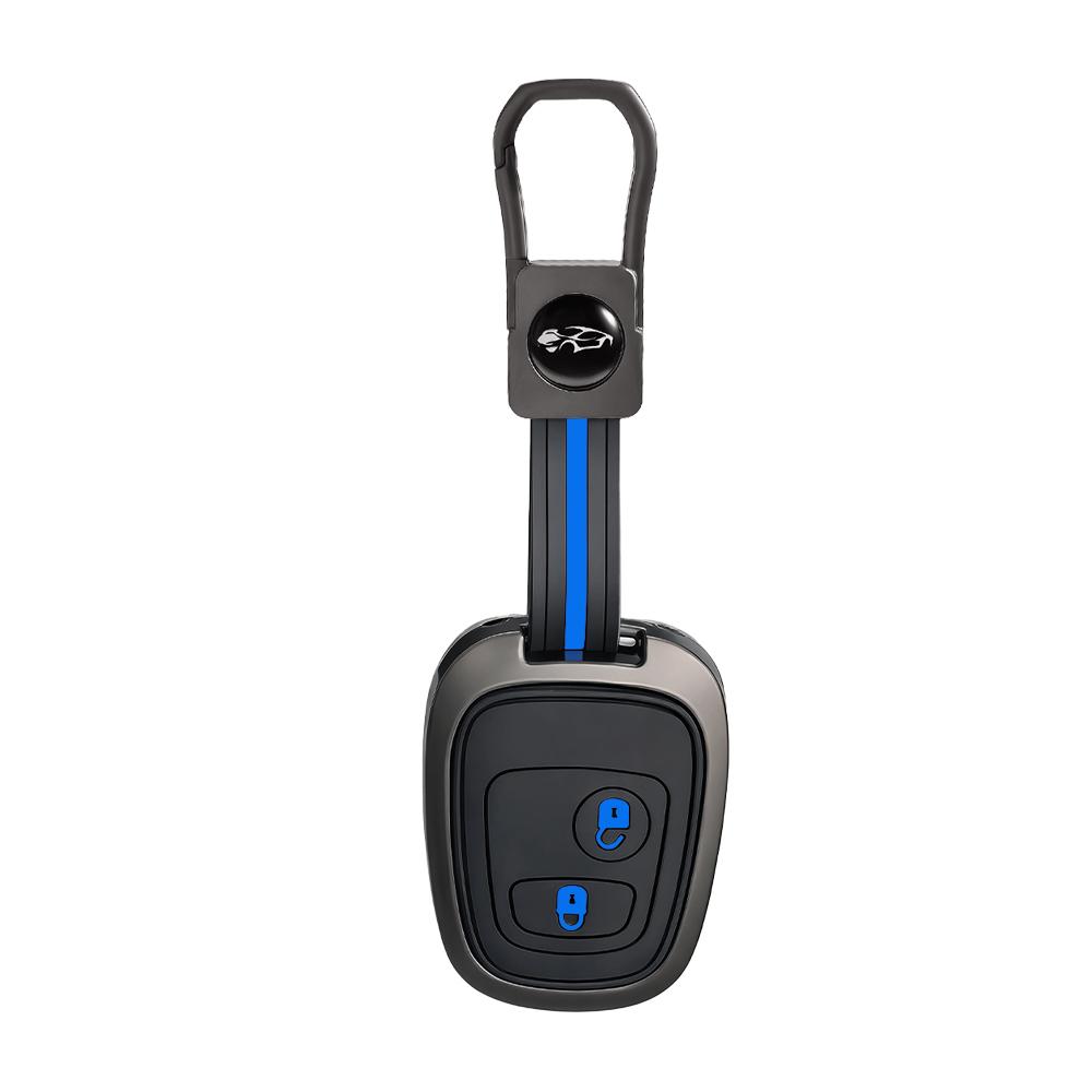 

Zinc Alloy Silicone Car Key Cover Case for Peugeot 106 107 206 207 307 Citroen C1 C2 C3 C4 XSARA PICASSO Toyota AYGO Protector синій
