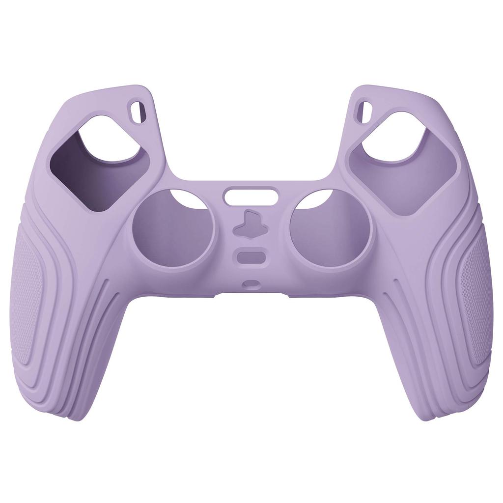 eXtremeRate PlayVital PS5 Controller Silicone Controller Ergonomic Soft Rubber Protective Case with Thumbstick Caps for PlayStation 5 Wireless