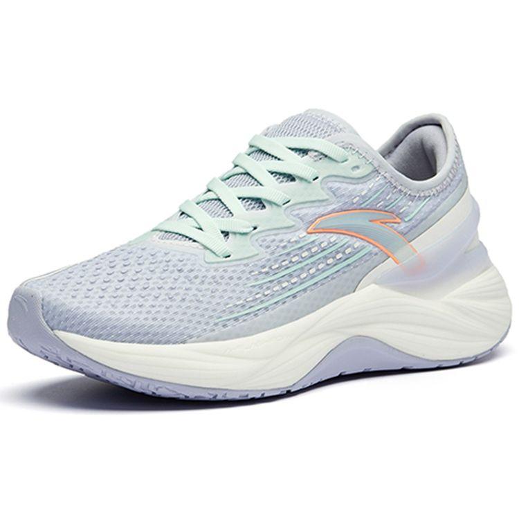Anta Chuang 2.0 Mesh Cushioning Breathable Low-Top Running Shoes Summer Edition Women sneaker White Blue Purple 122225586S-1