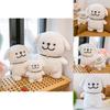 Adorable Line Drawing Puppy Plush Toy Cute White Dog Pillow For Kids Gifts