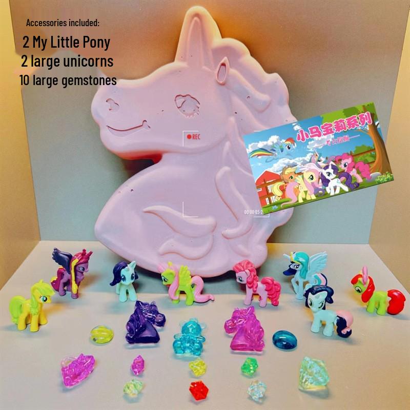 Dinosaur Fossil Excavation Toy – Children's Educational DIY Dig Kit with Surprise Gem Figurine