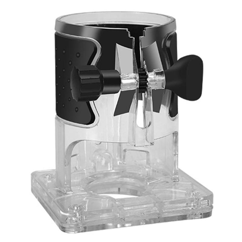 

Деревообрабатывающий триммер-фрезер Основа из алюминиевого сплава Инструмент для обрезки Защитный щиток Аксессуар Основа