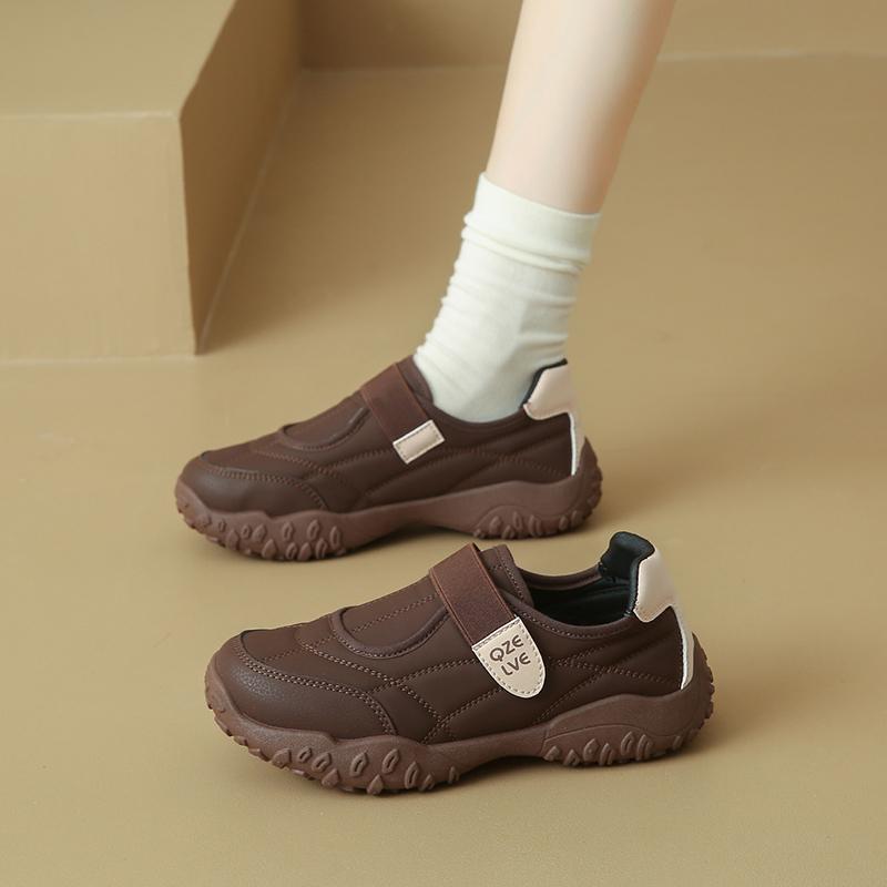 

Fashion CRLAYDK Fashion Women s Sneakers Casual Comfortable Slip On Shoes Walking Hook&Loop Tennis Ladies Flat Sports Running Loafers 35