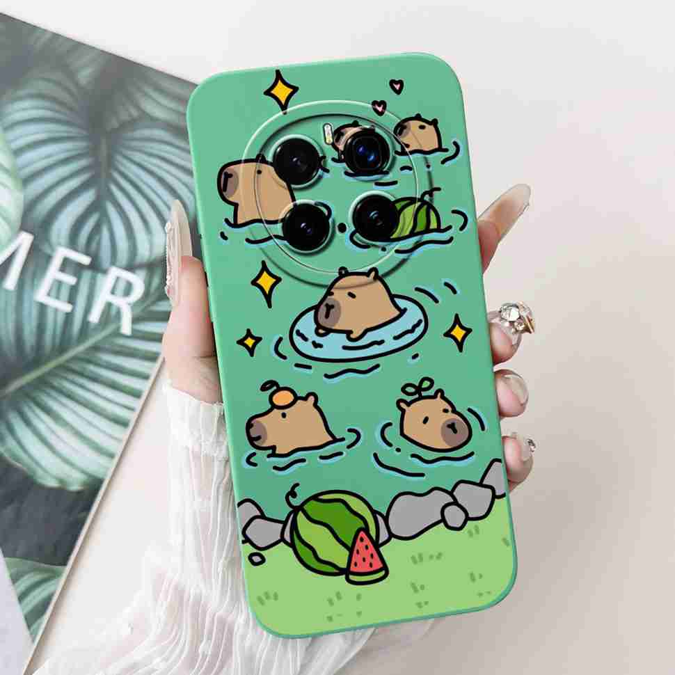 For Honor Magic7 Pro Case PTP-N49 Luxury Painted Cover Soft Silicone Phone Case For Honor Magic7 Magic 7 Pro Cover Funda Housing