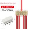 Junction Box Splitter Wire Connector T-type Wiring Terminal Quick Wire Connector Terminal High Power Branch Terminal Block