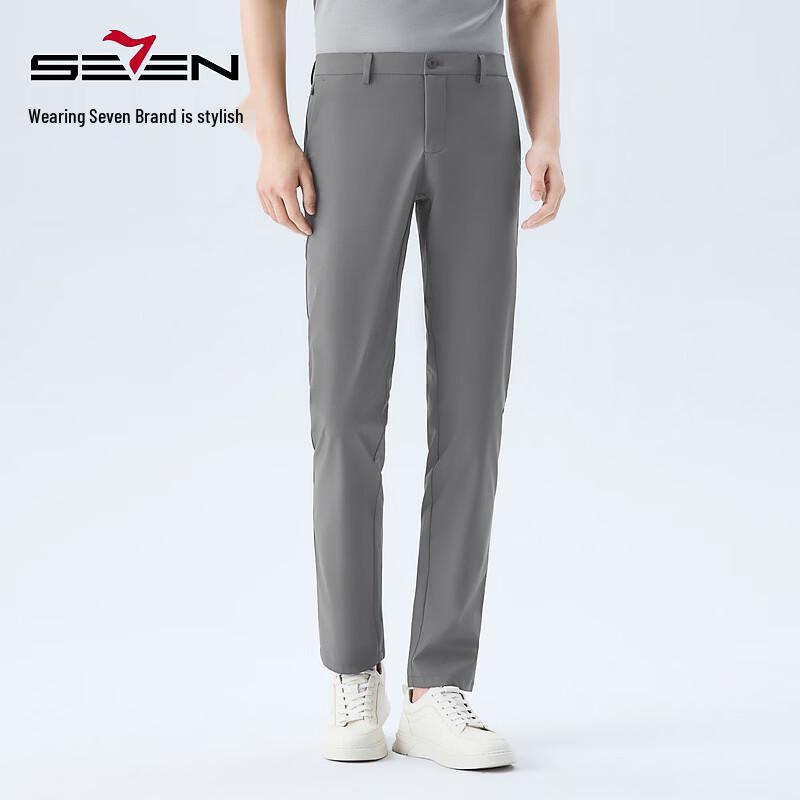 Septwolves Men s Cool Touch Slim-Fit Business Trousers 32