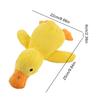 Dogs Calming Duck Toy Squeaky Soft Comfort Duck - Interactive Dog Toys Pet Accessory for Travel Beach Pool Park Yard